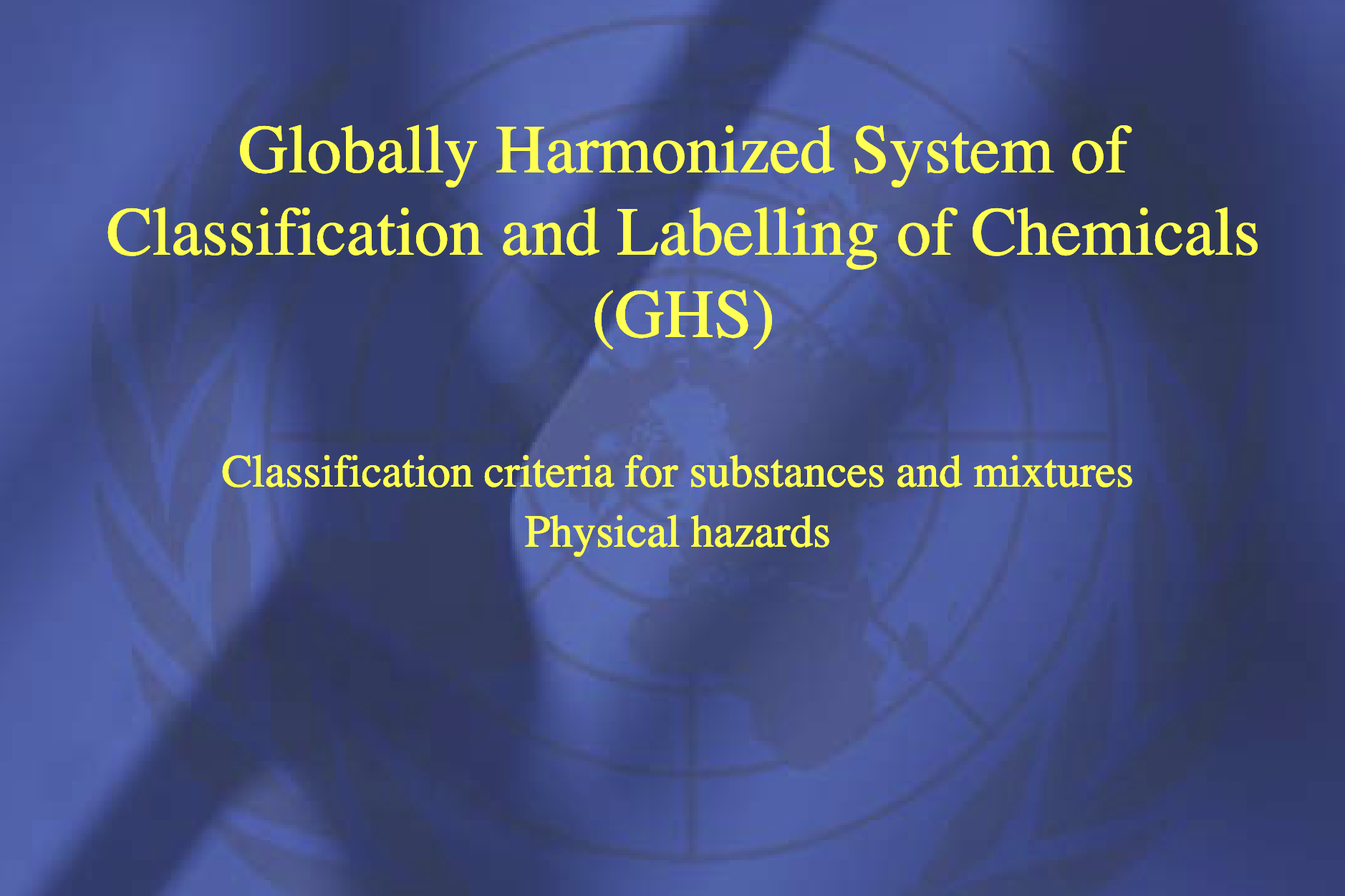 GHS Rev.7 Physical Hazards