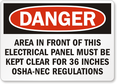 Electrical Panel Clearance And New Nec Requirements Safteng
